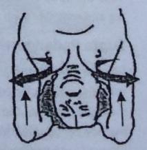 Braços de Sirsasana em iyengar yoga